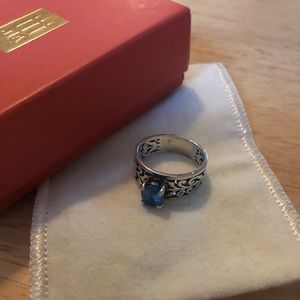 James Avery Blue Topaz ring